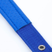 Ошейник "Комфорт" комбинированный, 55 х 2,5 см, ОШ 40-50 см, синий