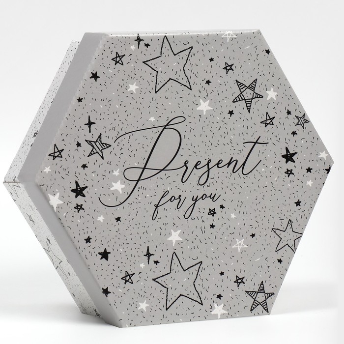 Коробка подарочная складная, упаковка, &laquo;Звёзды&raquo;, 26 х 22.5 х 8 см