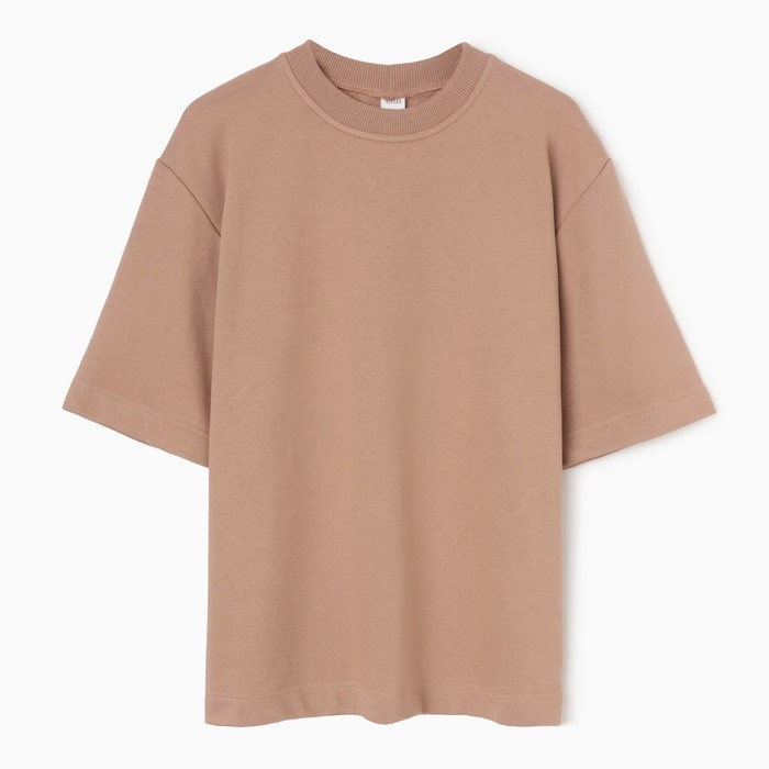 Футболка мужская из органического хлопка MINAKU REGULAR FIT: цвет бежевый, р-р 54 Футболка мужская из органического хлопка MINAKU REGULAR FIT: цвет бежевый, р-р 54