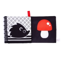 Книжка - шуршалка развивающая по методике Г. Домана &laquo;Малыши&raquo;, 12х12 см.