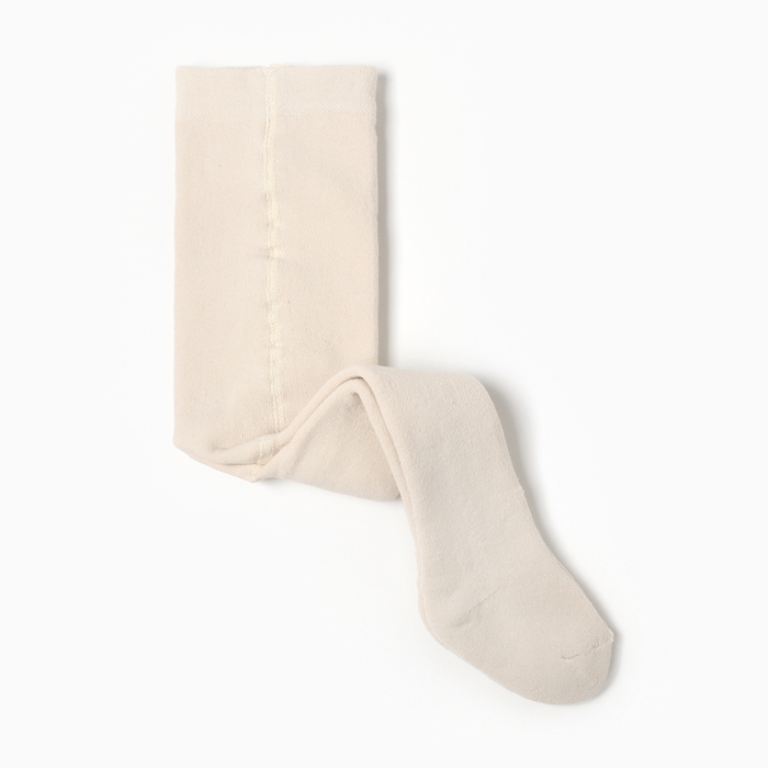 Колготки детские махровые Крошка Я BASIC 62-68 см, экрю Колготки детские махровые Крошка Я BASIC 62-68 см, экрю