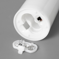 Светодиодная свеча, ночник LED RISALUX &laquo;Классик&raquo; с эффектом живого пламени, от батареек 3&times;AG13, 5&times;5&times;12 см