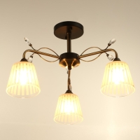 Люстра "Шарлин" 3хЕ27 40Вт черный-латунь 49х49х29 см BayerLux Люстра "Шарлин" 3хЕ27 40Вт черный-латунь 49х49х29 см BayerLux