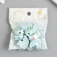 Бусина для творчества пластик "Кит с фонтанчиком. Перламутровый глянец" МИКС 0,8х2,6х2,2 см   975928