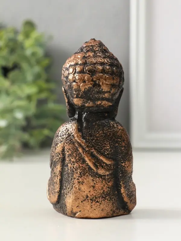 Подставка под благовоний "Будда", размер 11х6 см, цвет винтажная бронза