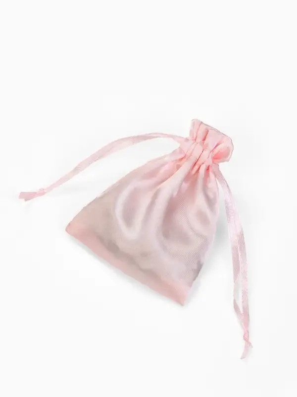Набор подарочных атласных мешочков 50 шт., 8*10см, цвет светло-розовый (9911259)