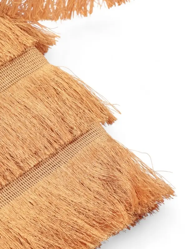 Бахрома одинарная, 6,5 см, 20 м&plusmn;0.5, цвет золотой