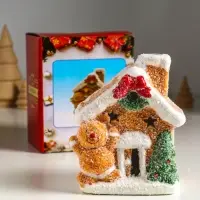 Сувенир керамика свет "Пряничка у домика" МИКС 8,5х6х11,5 см