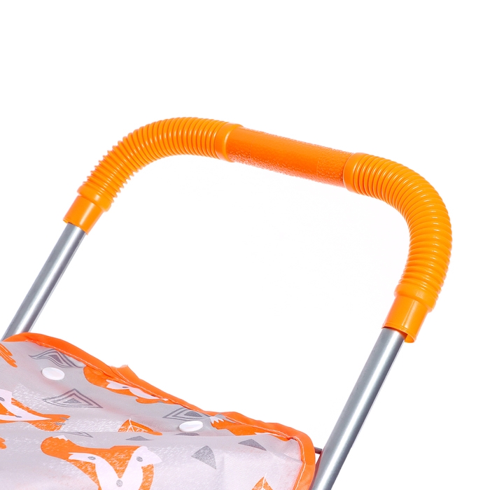 Коляска летняя для кукол «Лисички», металлический каркас Коляска летняя для кукол «Лисички», металлический каркас