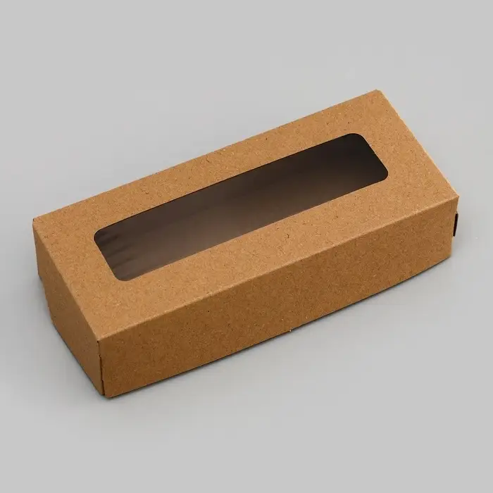 Коробка складная, крафт, 17&times;7&times;4 см, 0.5 л