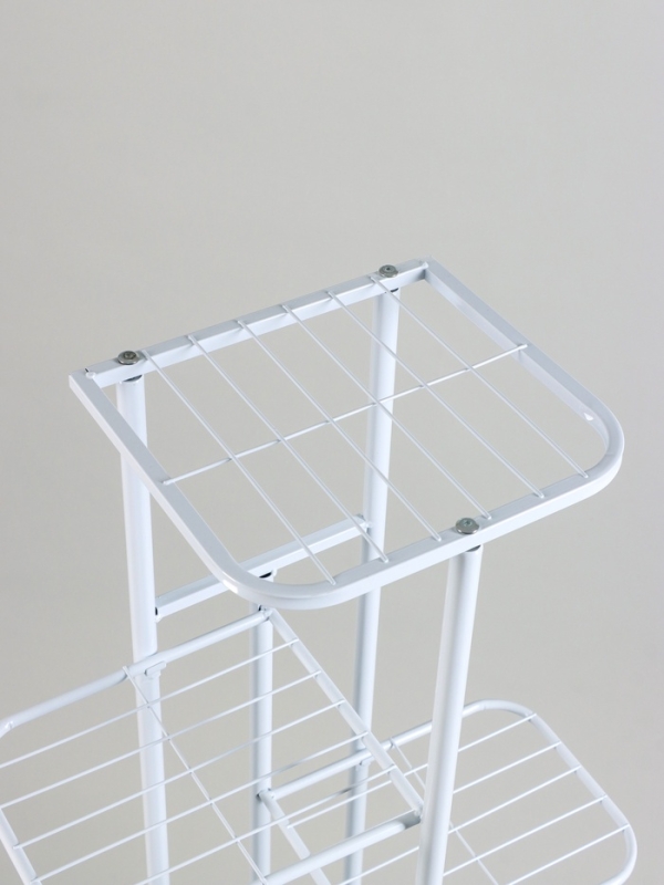Подставка для цветов Greengo, 5 полок, 44 &times; 22 &times; 95 см, напольная, металл, белая