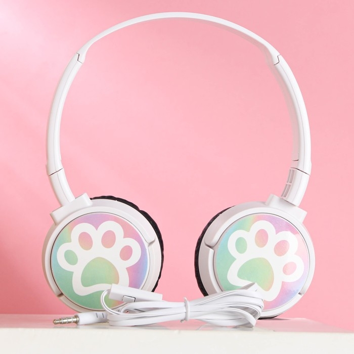 Новогодние наушники, накладные &laquo;Happy year&raquo;, с микрофоном