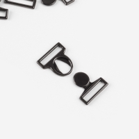 Застёжка для купальника металл 2*2,8см вн 17мм (наб 5шт цена за наб) чёрный никель АУ Застёжка для купальника металл 2*2,8см вн 17мм (наб 5шт цена за наб) чёрный никель АУ