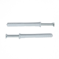 Дюбель-гвоздь "ТУНДРА", распорный, нейлоновый, потайная манжета, 8х80 мм, 50 шт