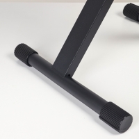 Банкетка для пианино складная, сиденье 28 х 38 см, высота 39/43/46 см