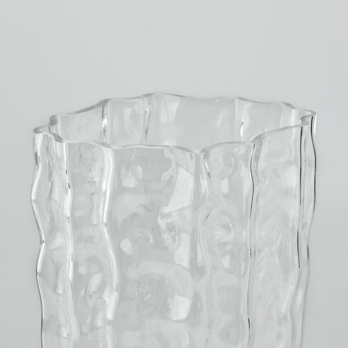 Ваза для цветов &laquo;Марбл&raquo; из прозрачного стекла 23&times;15&times;9 см
