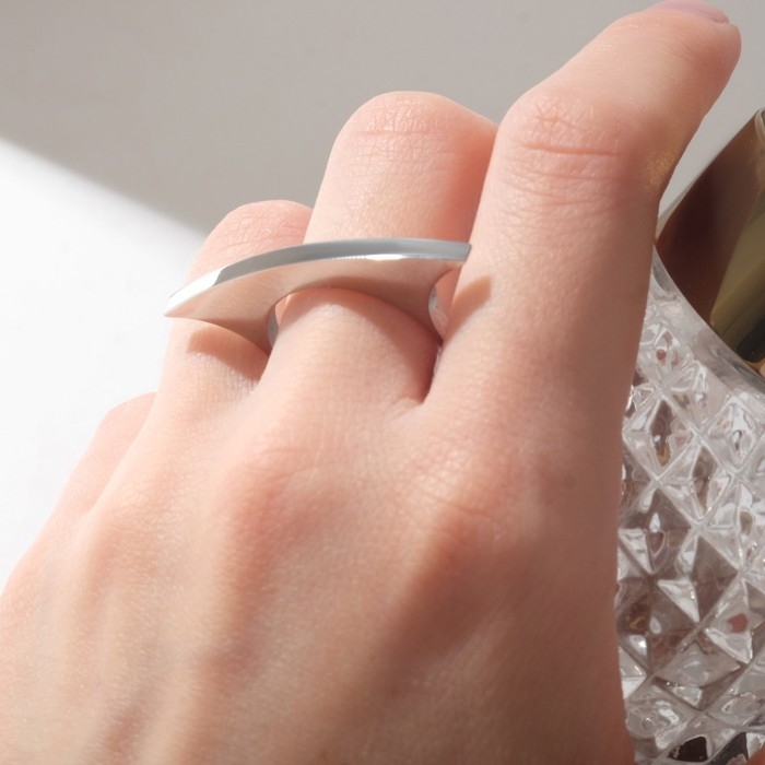 Кольцо «Кастет», цвет серебро, 18 размер Кольцо «Кастет», цвет серебро, 18 размер