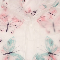 Дождевик детский &laquo;Бабочки&raquo;, рост 125-155 см