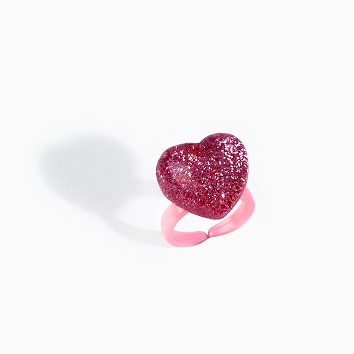 Набор детской косметики с кольцом &laquo;Свежесть лайма&raquo;, тени 4 цв по 1,5 гр, блеск 10 гр, тон прозрачный