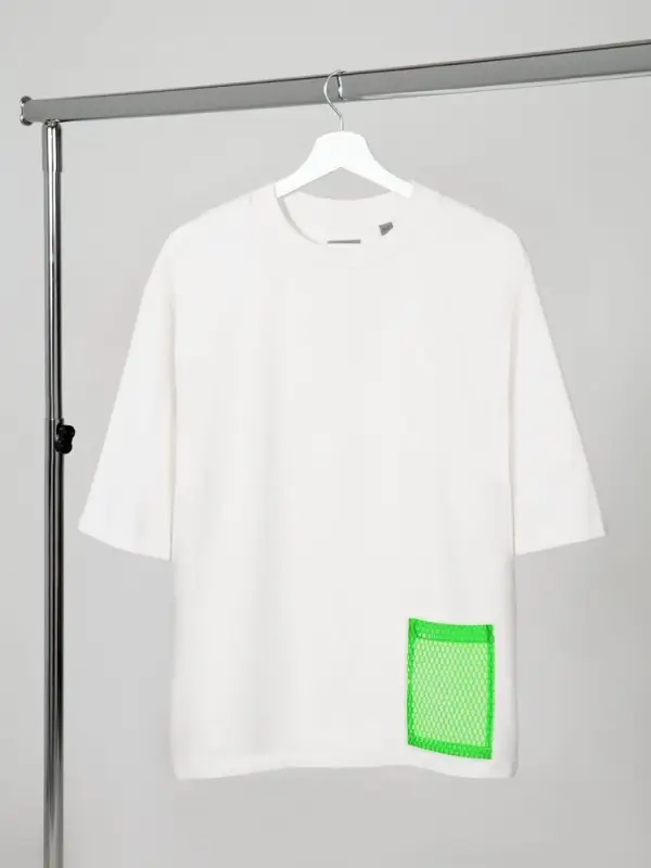 Карман из крупной сетки Pose, красный