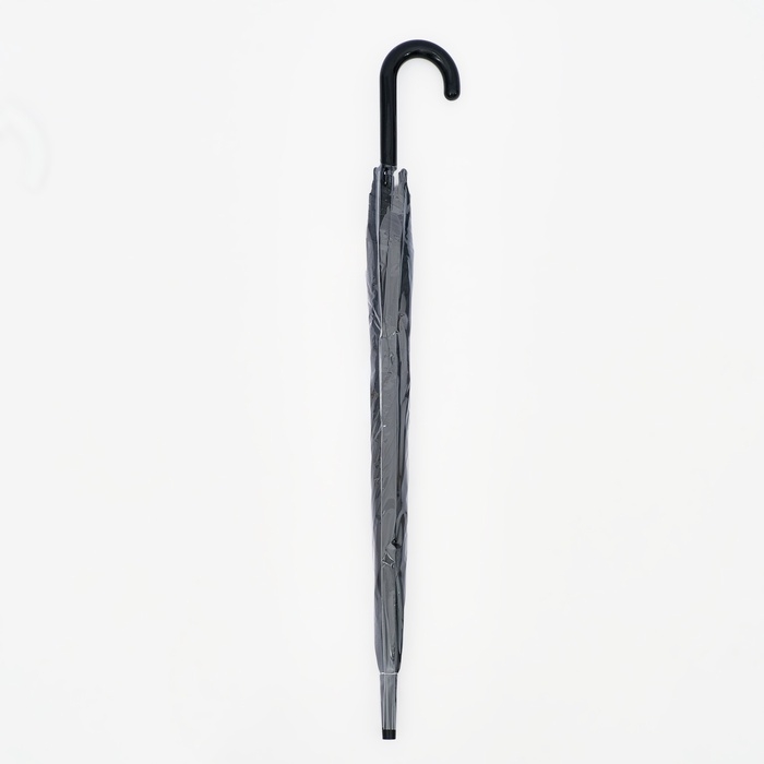 Зонт полуавтоматический «Однотон», 8 спиц, R = 46/54 см, D = 108 см, цвет чёрный Зонт полуавтоматический «Однотон», 8 спиц, R = 46/54 см, D = 108 см, цвет чёрный