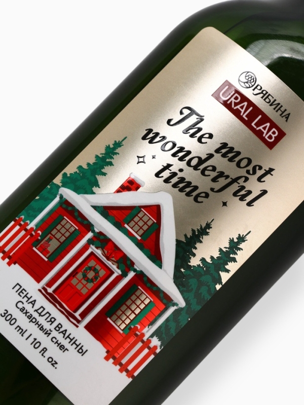 Ural Lab Winter Melody Пена для ванны The most wonderful time, 300 мл, сахарный снег Ural Lab Winter Melody Пена для ванны The most wonderful time, 300 мл, сахарный снег