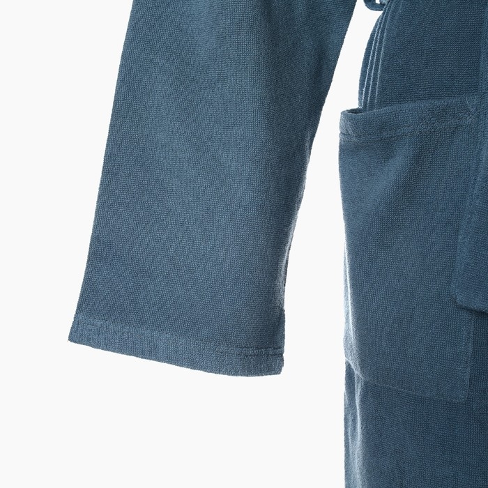 Халат махровый мужской Халат махровый мужской "Самый лучший" размер 56-58, морская волна