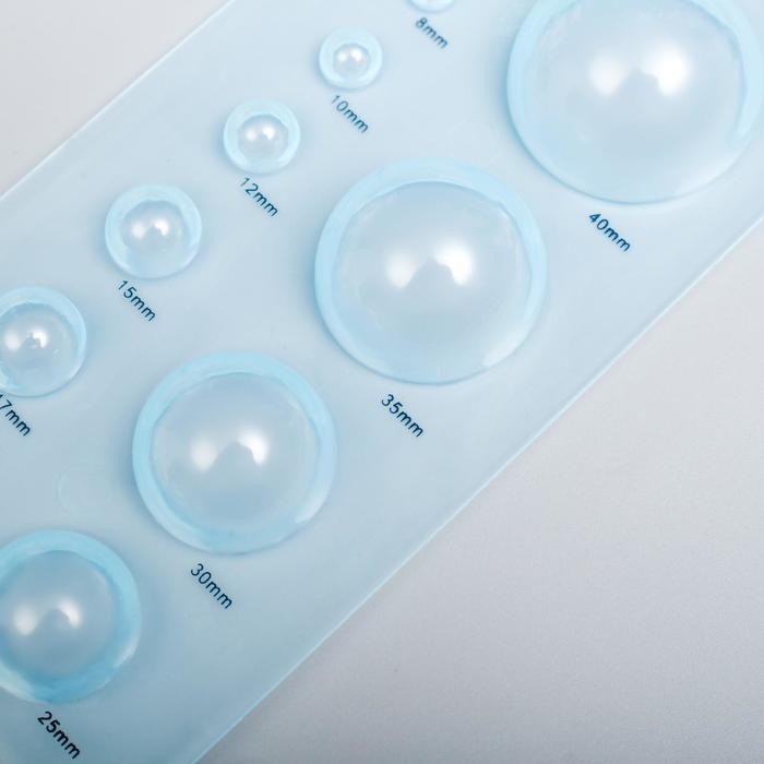 Линейка-шаблон для квиллинга "Круги" 18х9х2,5 см