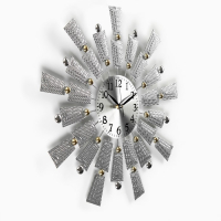 Часы настенные, серия: Ажур, "Лимена", плавный ход, d-50.5 см, циферблат 15.5 см Часы настенные, серия: Ажур, "Лимена", плавный ход, d-50.5 см, циферблат 15.5 см