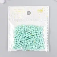 Бисер стекло 6/0 "Лазурная вода" перламутр 20 гр