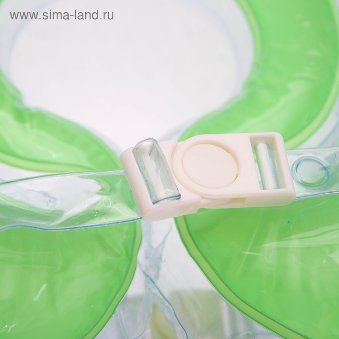 Круг для плавания новорожденных на шею &laquo;Подводный мир&raquo;, надувной, с ручками, цвет МИКС, Крошка Я