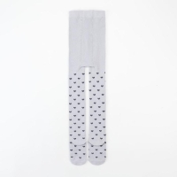 Колготки детские KAFTAN «Сердечки» 104-110 см, цвет серый Колготки детские KAFTAN «Сердечки» 104-110 см, цвет серый