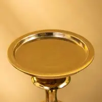 Подсвечник "Эйфория" алюминий 12х12х31,5 см