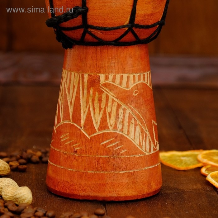 Сувенирный музыкальный инструмент барабан джембе &laquo;Светлый&raquo;, 25&times;13&times;13 см, МИКС