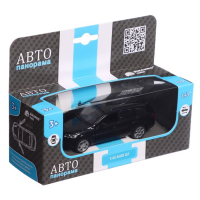 Машина металлическая Audi Q7 1:43, инерция, открываются двери, цвет чёрный