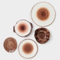 Блюдо для подачи Magistro "Wood" 16см 16х14х0,6 см