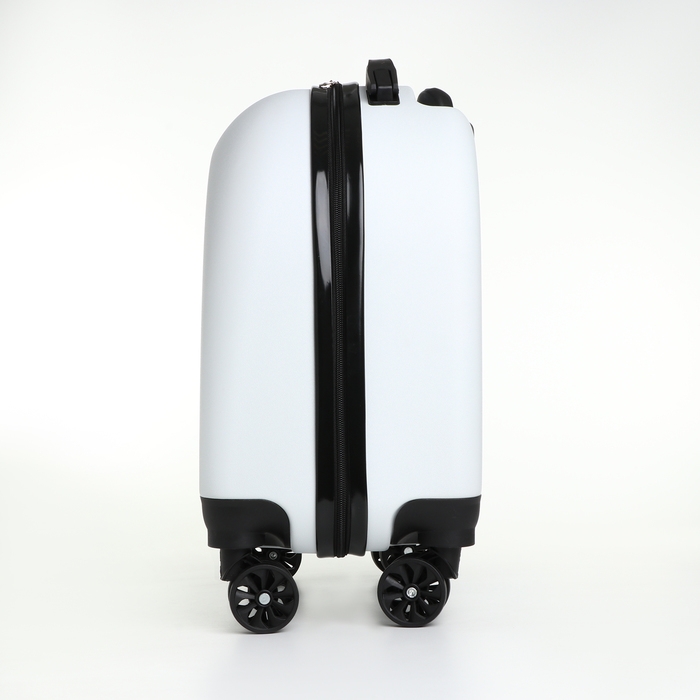 Чемодан детский 30 л (S), отдел на молнии, цвет белый Чемодан детский 30 л (S), отдел на молнии, цвет белый