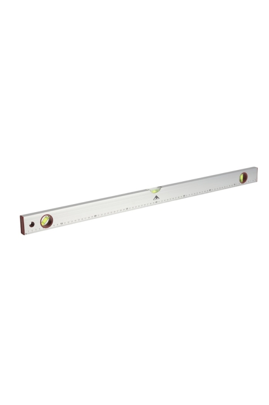 Уровень алюминиевый ЛОМ, 3 глазка, линейка, 800 мм