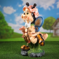 Садовая фигура из полистоуна &laquo;Пчёлка в панамке&raquo;, 49&times;23&times;25 см