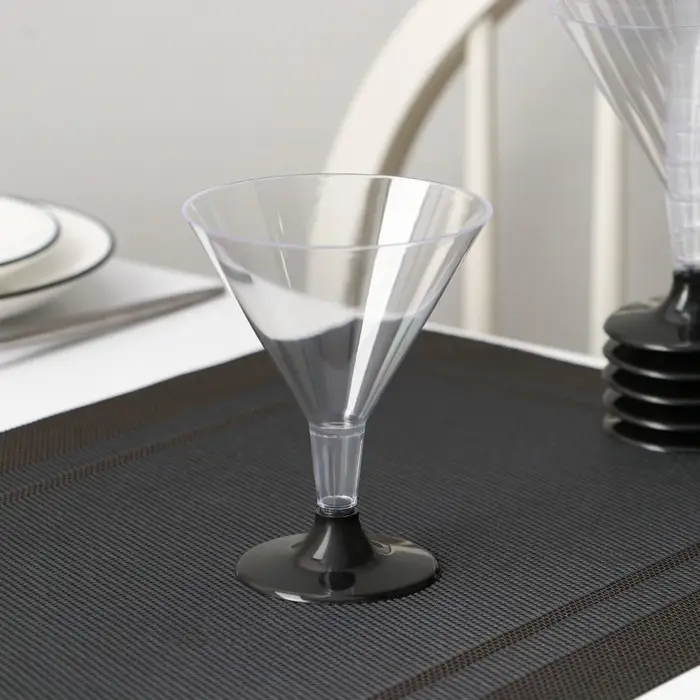 Бокал пластиковый одноразовый для мартини &laquo;Бокалисто&raquo;, 100 мл, 6 шт/уп, цвет прозрачный