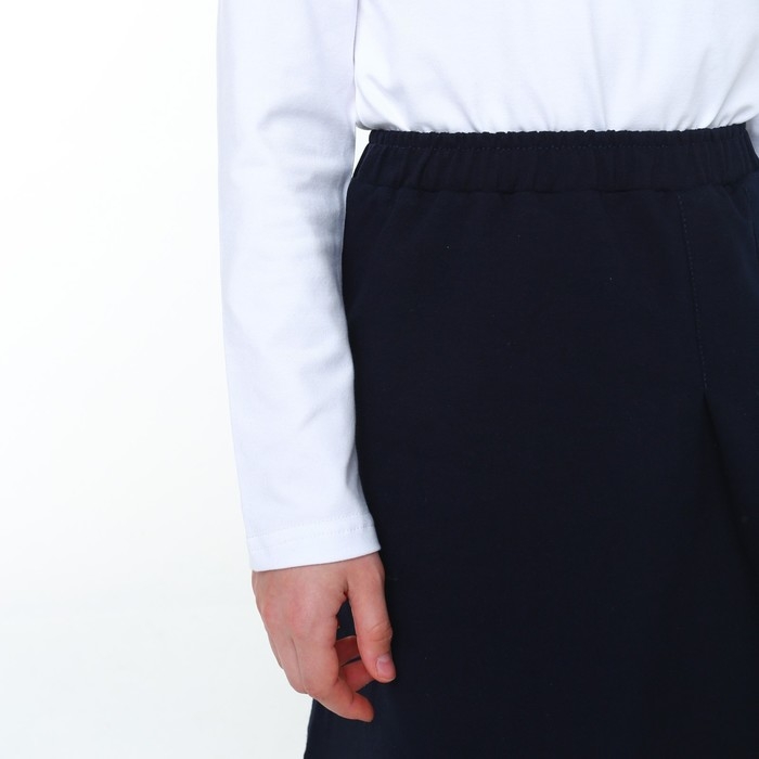 Юбка для девочки, цвет темно-синий, рост 122 см (64)