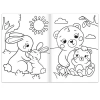 Раскраска &laquo;Кто чей малыш?&raquo;, 16 стр., формат А4