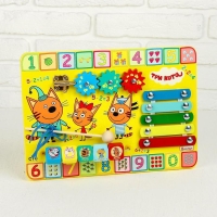 Бизиборд &laquo;Учим цифры&raquo;, 25&times;35&times;3 см, по лицензии ТРИ КОТА