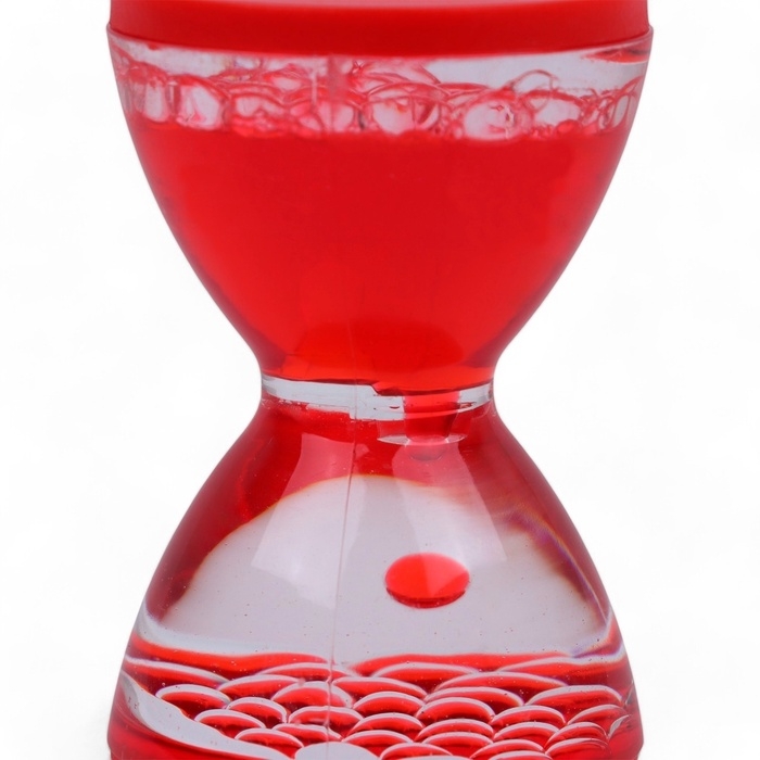 Гелевые часы, антистресс, 4.5 х 7 см, красные