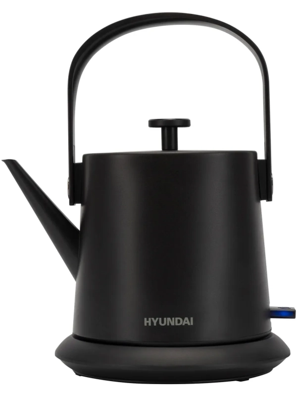 Чайник HYK-S2042 0.6л. 1000Вт черный (металл)