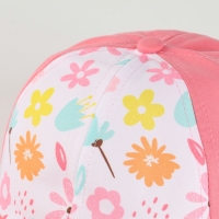 Кепка детская для девочки &laquo;Цветочки&raquo;, р-р. 48-50