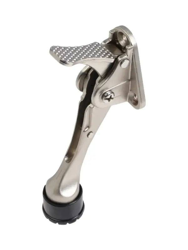 Фиксатор дверной LOCKLAND &ldquo;козья ножка&rdquo;, с автоподъемом, цвет хром