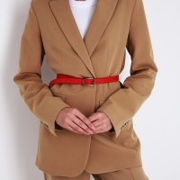 Ремень женский, ширина 2,4 см, пряжка металл, цвет красный Ремень женский, ширина 2,4 см, пряжка металл, цвет красный