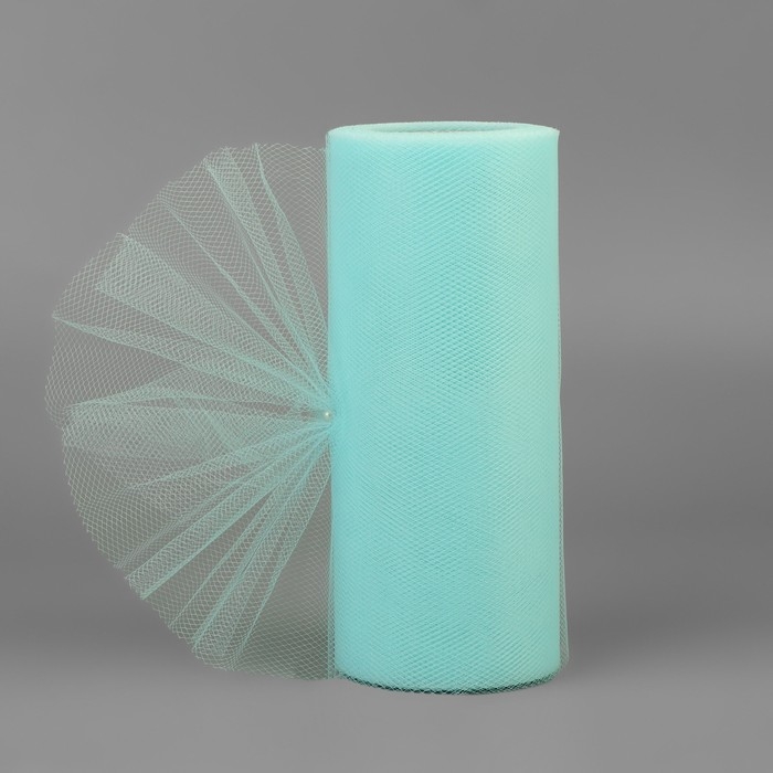 Фатин, 15 см, 11 &plusmn; 1 г/кв.м, 23 &plusmn; 1 м, цвет голубой №32