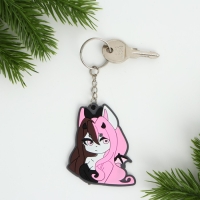 Брелок для ключей , резиновый, аниме «Чиби», 6,2 х 5,3 см Брелок для ключей , резиновый, аниме «Чиби», 6,2 х 5,3 см